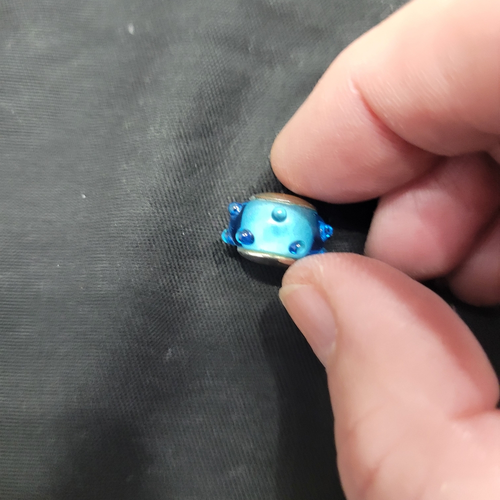 Blue Glass Bead